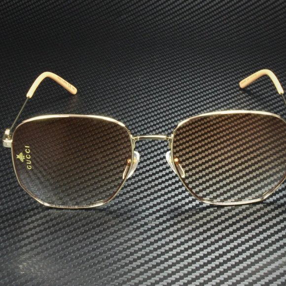 Gucci Gold 56mm Sunglasses